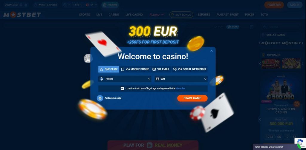 Empresa de jogos de azar Mostbet